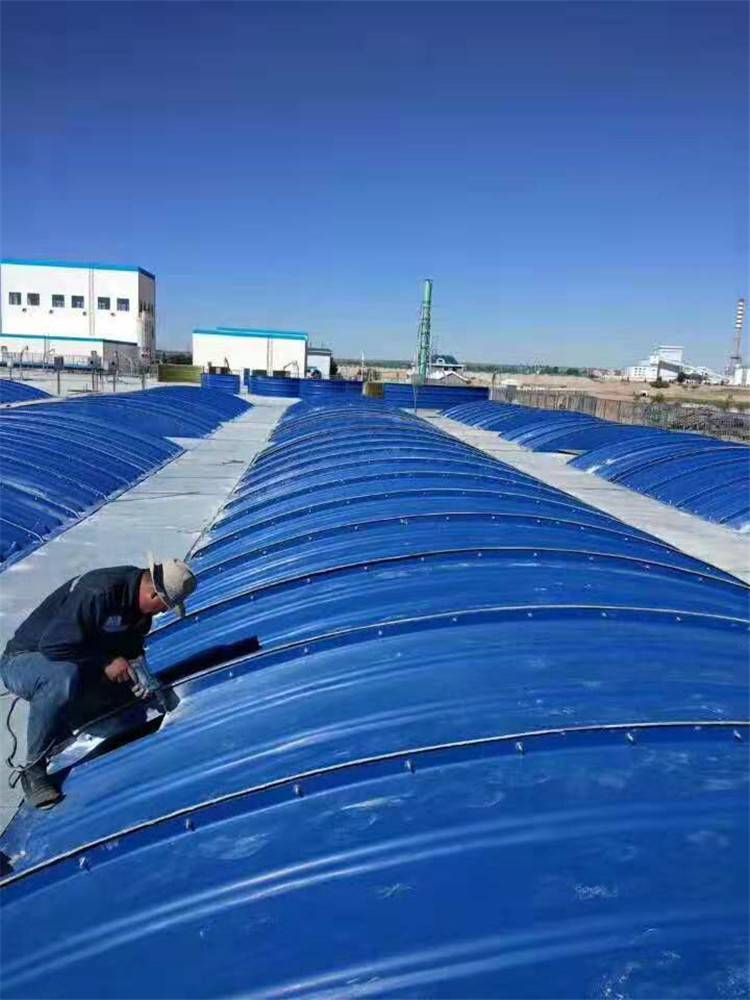 玻璃鋼拱形蓋板 污水池廢氣治理的關鍵組件